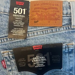 501 original Levi’s cropped